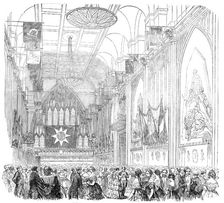 Ball at Guildhall, in aid of the Patriotic Fund, 1854. Creator: Unknown