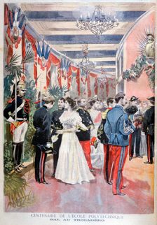 Ball celebrating a century of the polytechnic school, Trocadero, Paris, 1894