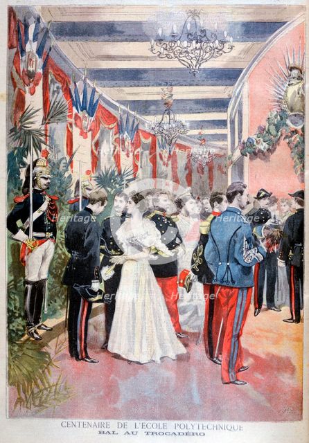 Ball celebrating a century of the polytechnic school, Trocadero, Paris, 1894. Artist: Unknown