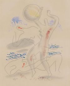 Ball game, 1930. Creator: Mikulas Galanda