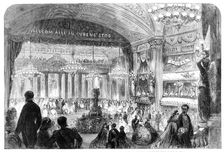 Ball given in the Theatre at Antwerp on the occasion of the Artistic Congress recently..., 1861. Creator: Unknown