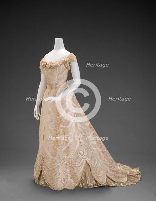 Ball Gown, about 1900. Creator: G. and E. Spitzer.