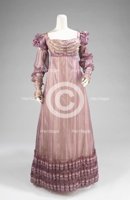 Ball gown, American, ca. 1820. Creator: Unknown.
