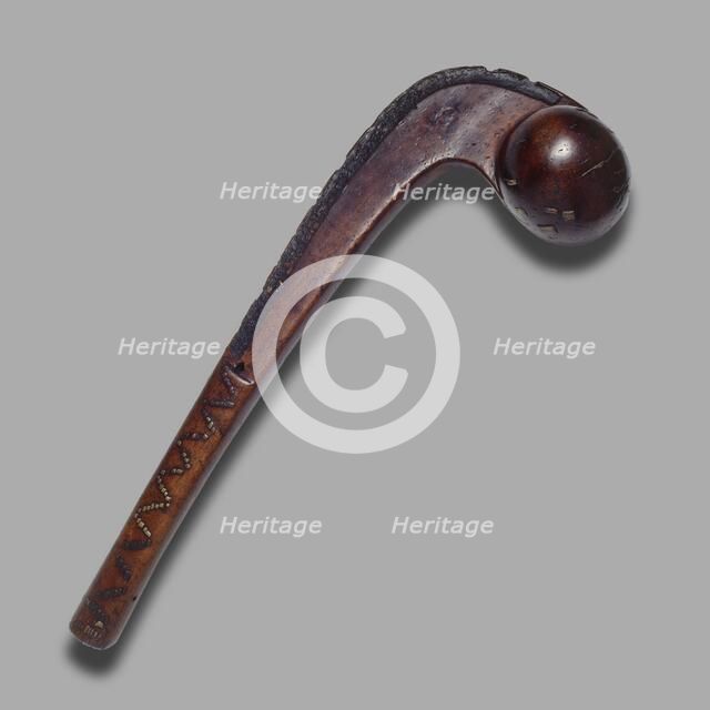 Ball-Headed Club, 17th century. Artist: Unknown.