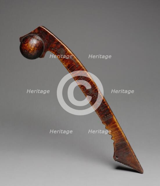 Ball-Headed Club, late 1700s-early 1800s. Creator: Unknown.
