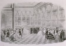 Ball in the Hall of the Russian Assembly of Nobility on the occasion of the coronation of Emperor Al Artist: Zichy, Mihály (1827-1906)