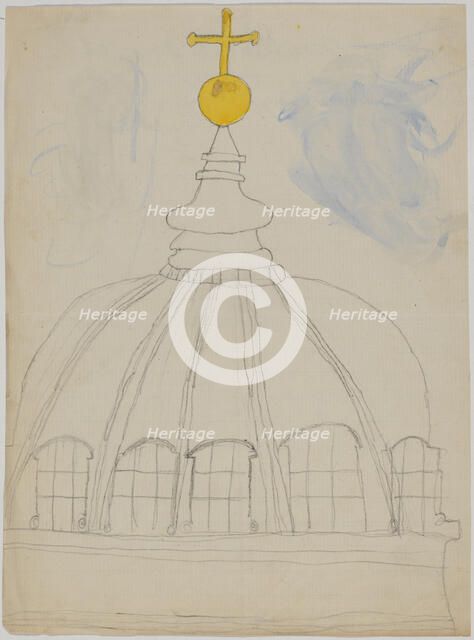 Ball of the Cathedral, 1868. Creator: Mary Vaux Walcott.