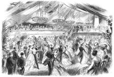 Ball on board H.M.S. Royal Alfred, the flagship of Admiral Sir R. Mundy, at Barbadoes, 1868. Creator: Unknown