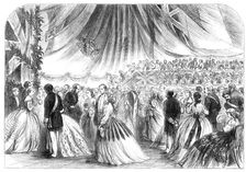 Ball on board H.M.S. Victory, At Portsmouth, at the Centenary Festival of the ship, 1865. Creator: Unknown