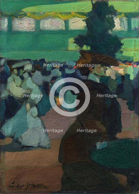 Ball Scene, 1905. Creator: Edmond Lempereur.