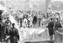 Ball Supper in the Galerie de Diane, at the Tuileries, 1869. Creator: Unknown