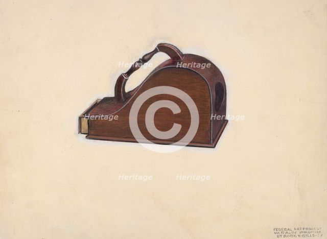 Ballot Box, 1935/1942. Creator: Robert T. Gills.