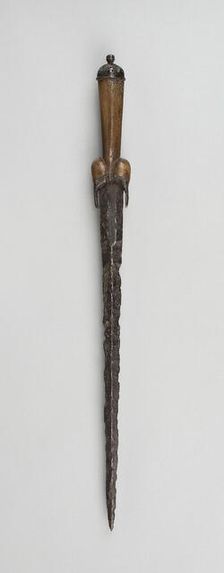 Ballock Dagger, Northern Europe, c. 1500. Creator: Unknown