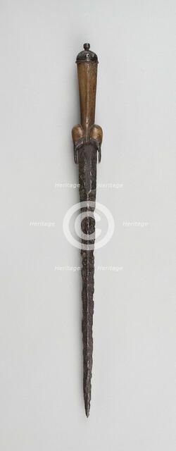 Ballock Dagger, Northern Europe, c. 1500. Creator: Unknown.