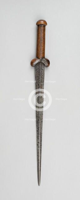 Ballock Dagger, Scotland, early 17th century. Creator: Unknown.