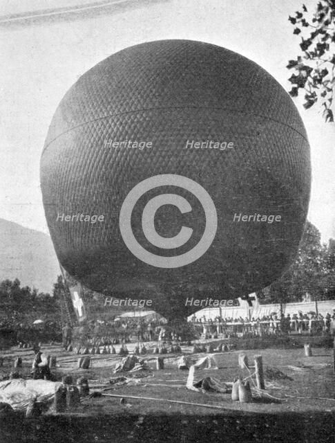 Balloon, 1888. Artist: Unknown