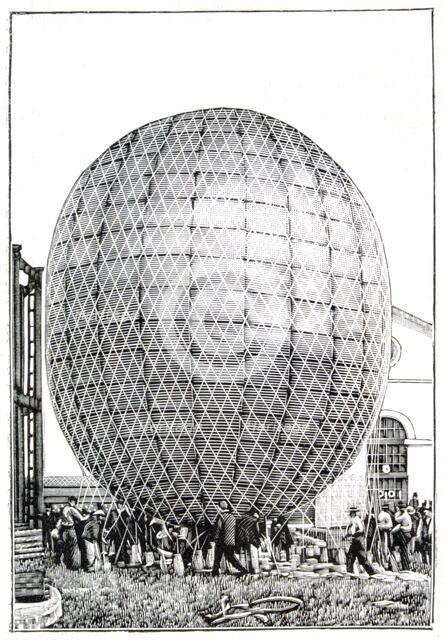 Balloon, 1888. Artist: Unknown