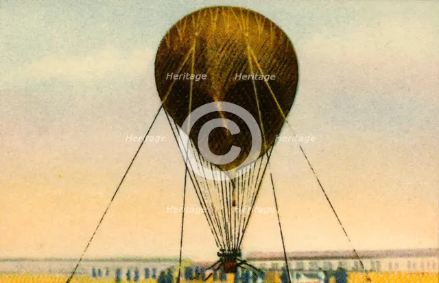 Balloon altitude record, 1901, (1932). Creator: Unknown.