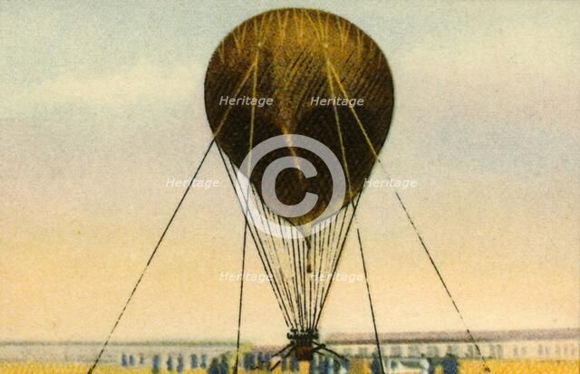 Balloon altitude record, 1901, (1932). Creator: Unknown.