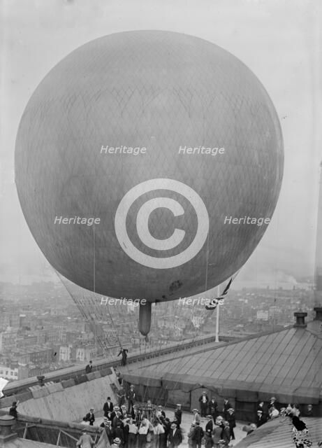 Balloon at Wanamakers, 1911. Creator: Bain News Service.