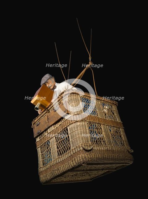 Balloon Basket, USA, World War I, United States Army Air Service, 1910s. Creator: Unknown.