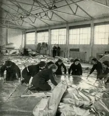 Balloon Fabric Workers c1943. Creator: Cecil Beaton