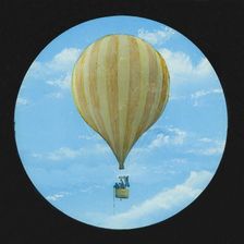 Ballooning scene, 1882-1892