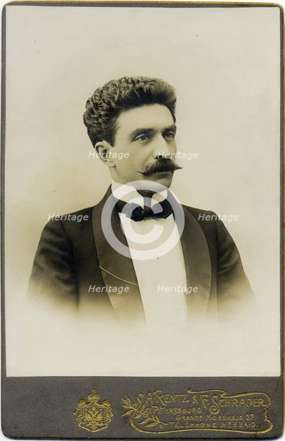 Ballet master Alexander Shiryaev (1867-1941), 1904.