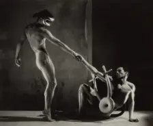 Ballet Orpheus with Noguchi Sculpture, between 1948 and 1955. Creator: George Platt Lynes
