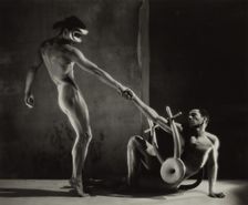 Ballet Orpheus with Noguchi Sculpture, between 1948 and 1955. Creator: George Platt Lynes