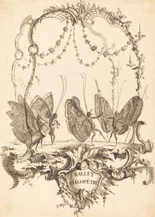 Ballet Champêtre, in or after 1756. Creator: Charles-Germain de Saint-Aubin
