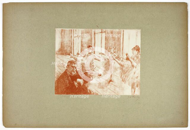 Ballet Class, 1889–90. Creator: Georges William Thornley.