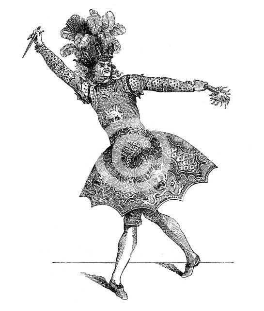Ballet Costume, (1885).Artist: Martin