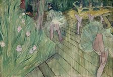 Ballet Scene, 1886. Creator: Toulouse-Lautrec; Henri; de (1864-1901)