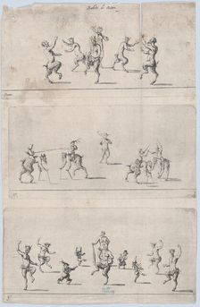 Ballets of Satyrs, 17th century., 17th century. Creator: Anon