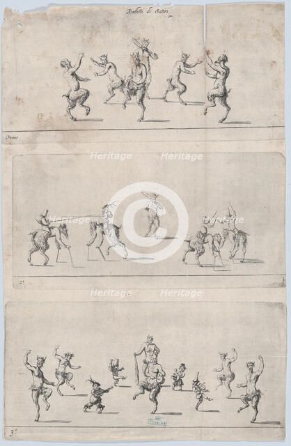 Ballets of Satyrs, 17th century., 17th century. Creator: Anon.