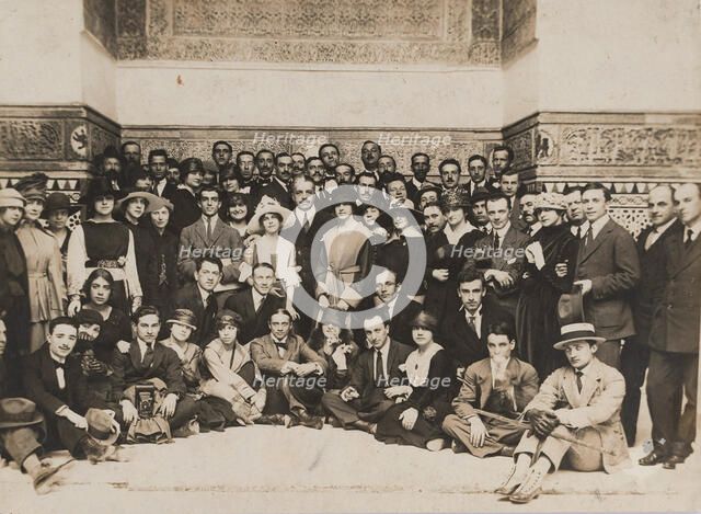 Ballets Russes in Seville, Spain, 1916. Artist: Unknown