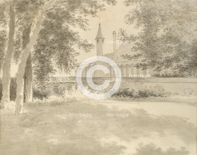 Balliol Chapel and Library from the Grove, 2 August 1783. Artist: John Baptist Malchair.