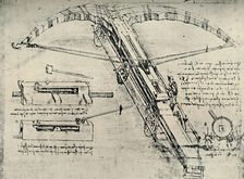 Ballista 1928. Artist: Leonardo da Vinci