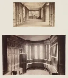 Ballroom and Oriel Window in the Dining Room, Haddon Hall, Derbyshire, between 1870 and 1880. Creator: George Washington Wilson