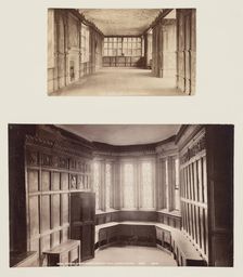 Ballroom and Oriel Window in the Dining Room, Haddon Hall, Derbyshire, between 1870 and 1880. Creator: George Washington Wilson