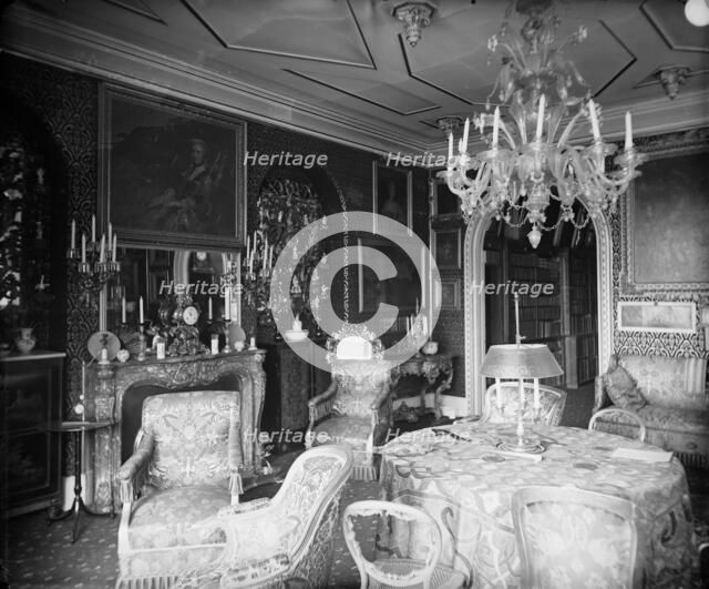 Ballroom at Holland House, Kensington, London, pre 1890. Artist: A Newton