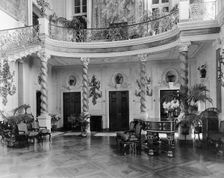 Ballroom in Larz Anderson house, Washington D.C., between 1890 and 1940. Creator: Frances Benjamin Johnston