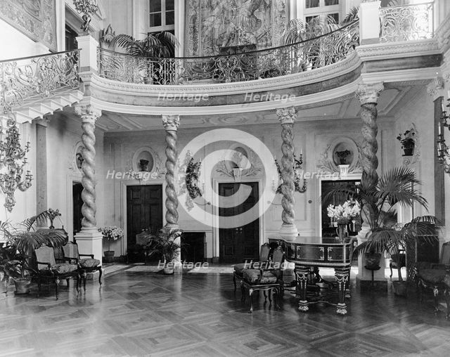 Ballroom in Larz Anderson house, Washington D.C., between 1890 and 1940. Creator: Frances Benjamin Johnston.