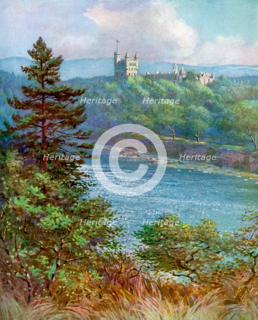 'Balmoral Castle', Aberdeenshire, Scotland, 1924-1926.Artist: FC Varley