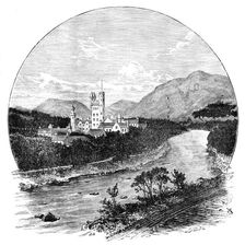 Balmoral Castle and the River Dee, Scotland, c1888