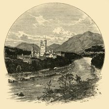 Balmoral Castle, from the Road 1898. Creator: Unknown