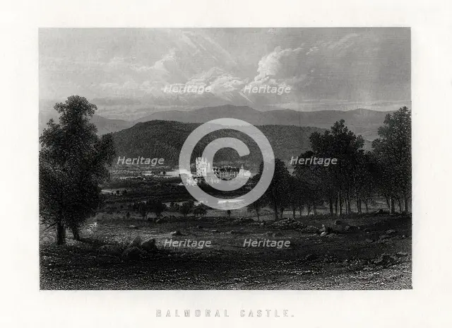 'Balmoral Castle', Scotland, 1883. Artist: Unknown