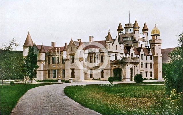 Balmoral Castle, Scotland, c1920.  Creator: Valentine & Sons.