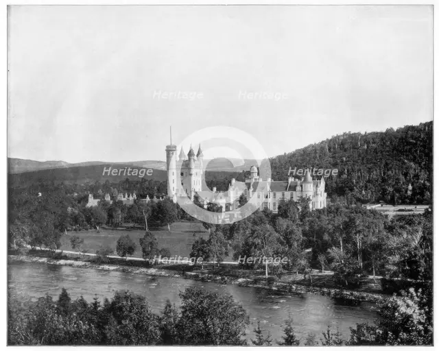 Balmoral Castle, Scotland, late 19th century. Artist: John L Stoddard
